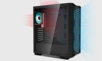 DEEPCOOL CC560 V2 PF550 550W 80Plus Mid-Tower 4xRainbow Fanlı Mid-Tower Siyah Kasa